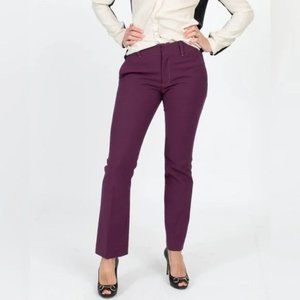 Argent Eggplant Trouser Pant Size 6 (Purple)